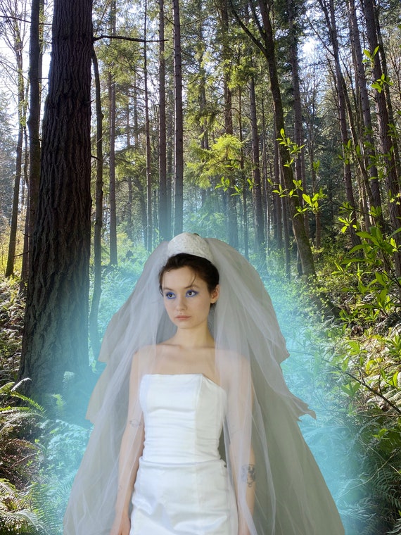 Vintage 3-Layer Veil with Headpiece