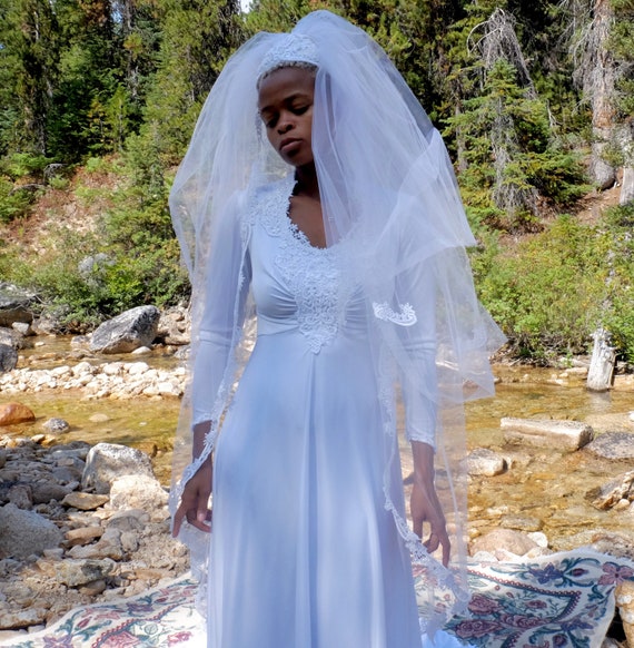 Matching veil clearance to wedding dress