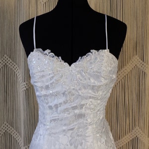 Vintage wedding dress with Matching Shawl image 7