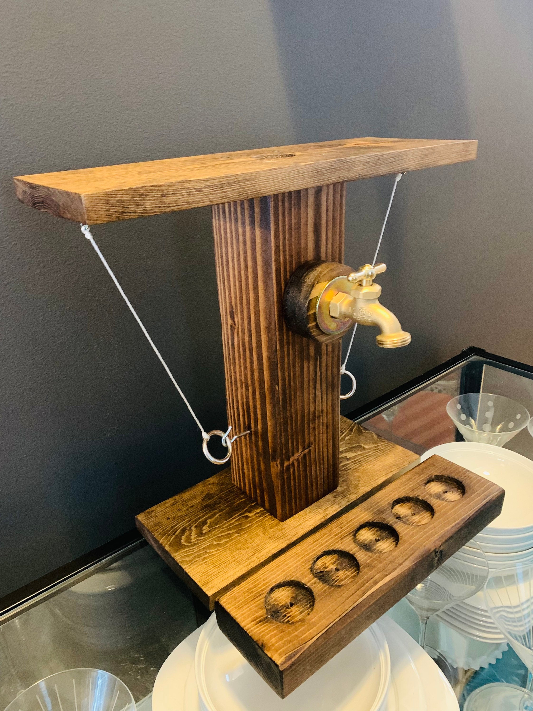 Ring & Hook Game With Built in Liquor Dispenser. Etsy