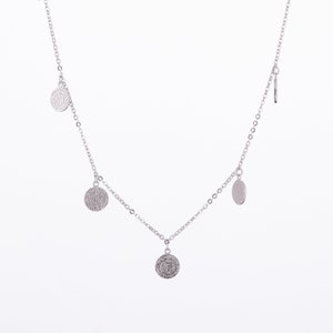 Collana Disco di Festo/Moneta a due facce/Placcato in oro su argento 925/Gioielli antichi greci/Storia greca/Idea regalo