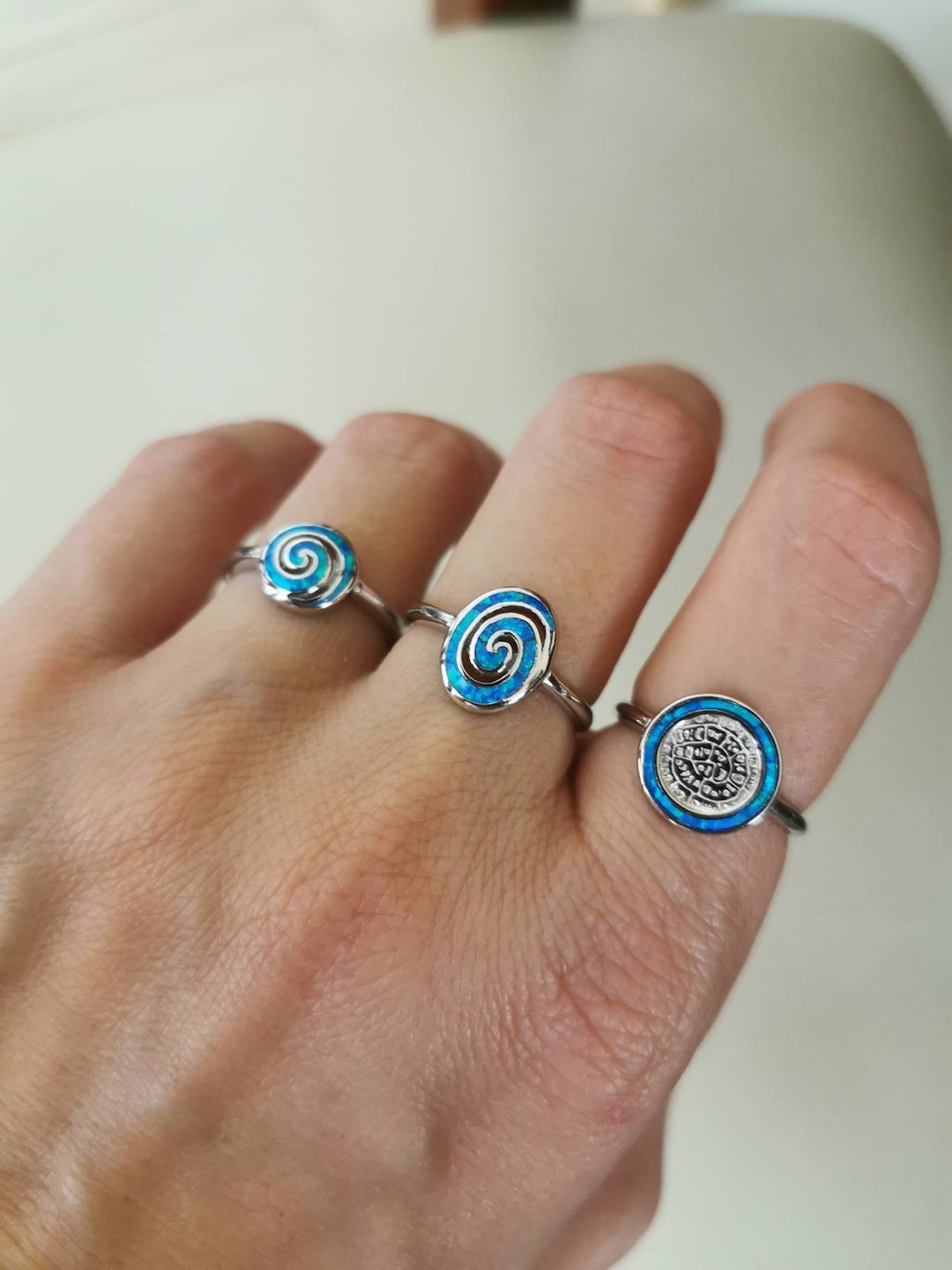 Orecchini a bottone in argento sterling a forma di volpe