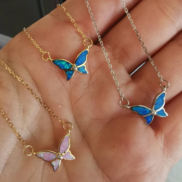 Butterfly Necklace Etsy