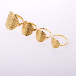 Sterling silver 925 Gold plated Phaistos disc Ring / Greek Ancient Jewellery / Minoan Jewellery