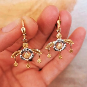 Sterling Silver 925/Gold Plated /Minoan Bees/Malia Bees/Greek Ancient Jewelry/Hand Made/Greek History