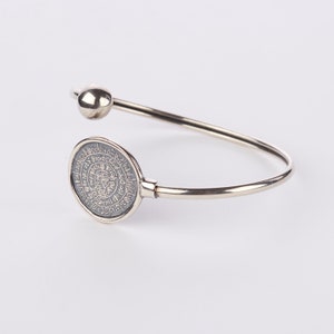 Phaistos disc bracelet / Greek Ancient Jewelry/Silver925/Minoan Jewelry /Greek History jewelry /Ancient Jewelry/Coin Braceletm/Unisex