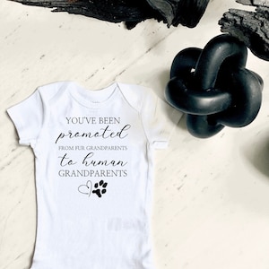 Vous avez été promu | Fourrure des grands-parents | Body pour faire-part de bébé