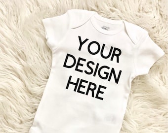 Custom Baby Bodysuit With Your Personal Design