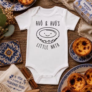 CUSTOMIZABLE - Avô & Avó's Little Nata Baby Bodysuit