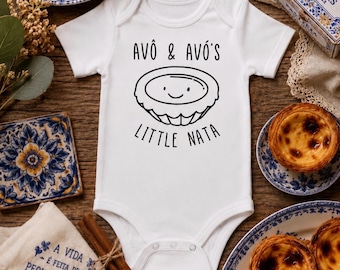 CUSTOMIZABLE - Avô & Avó's Little Nata Baby Bodysuit