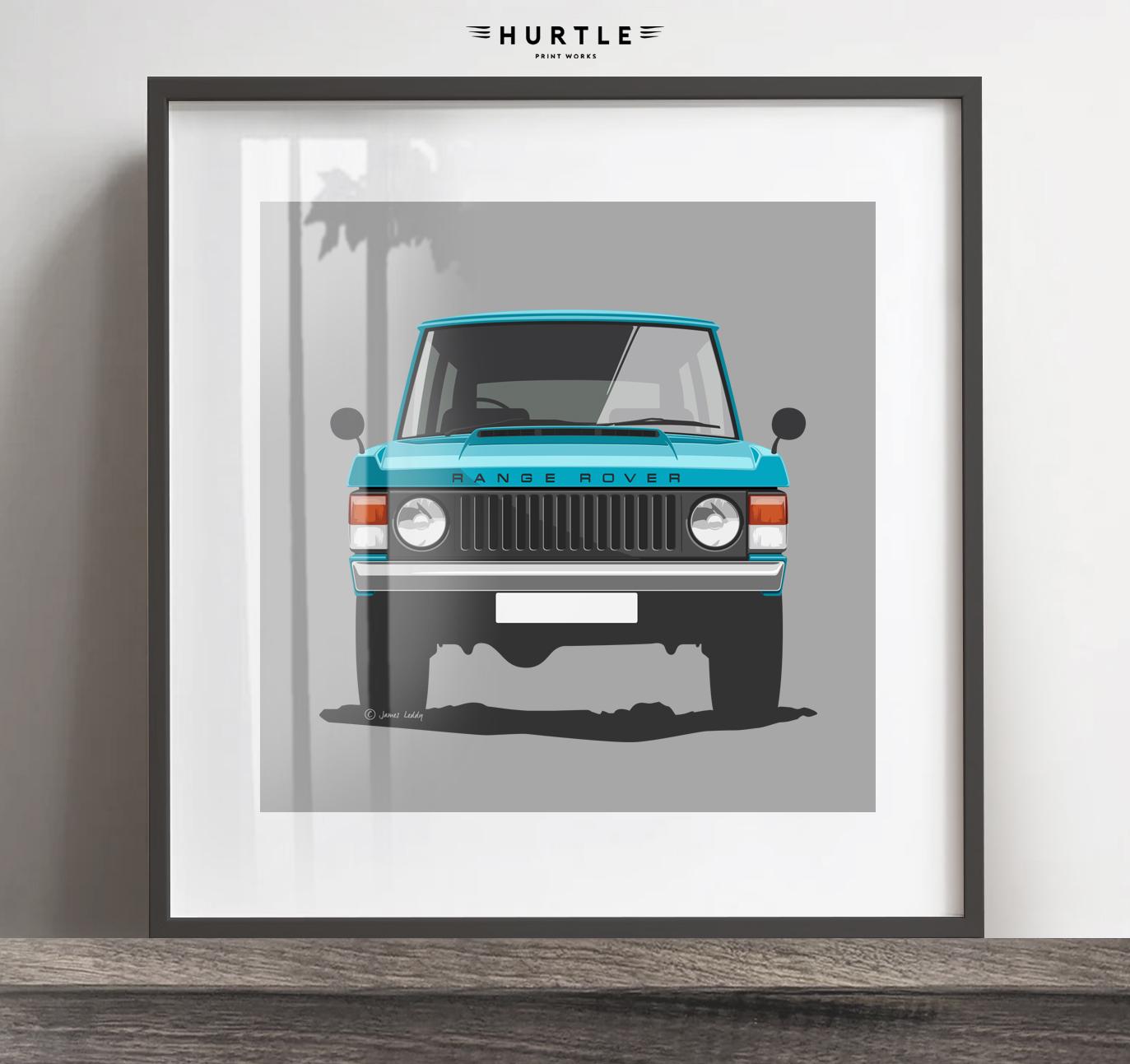 Toile Murale Triumph TR4 TR3A - Style Pop Art - 250x80 Cm - Neuf Sur Châssis