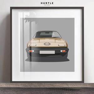 Stampa artistica Triumph TR7, aggiungi registro e colore, cornice non inclusa, stampa da parete, idea regalo per la festa della mamma, compleanni, idea regalo per il marito.