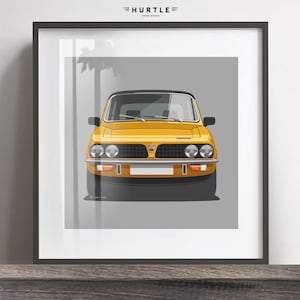 Triumph Dolomite artwork poster, Add reg & colour, Frame not included, wall print, christmas gift, birthdays, Husband gift idea.