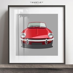 Triumph Spitfire Mk III artwork print, Add reg & colour, Frame not included, wall print, christmas gift, birthdays, Husband gift idea,