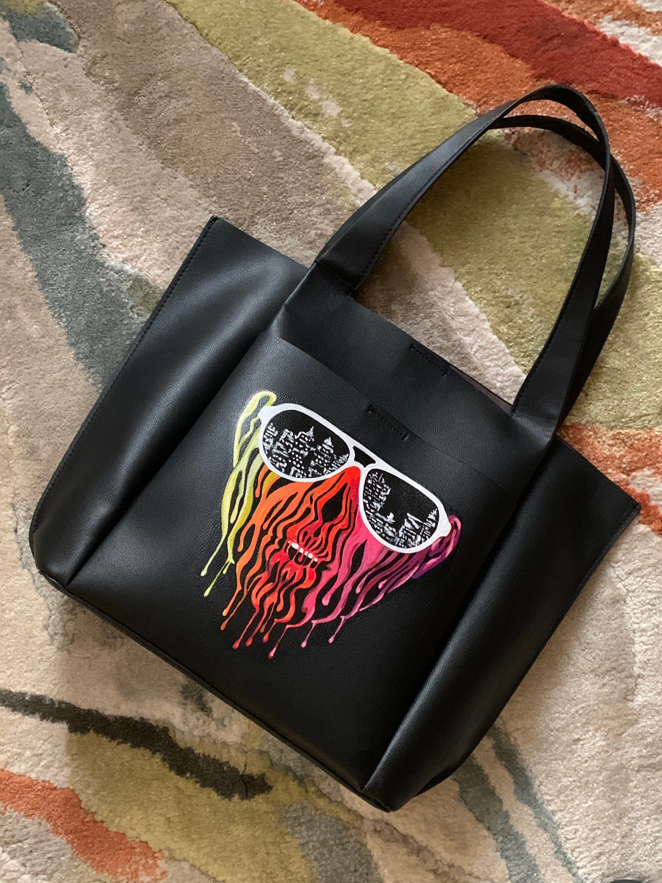 custom painted bags