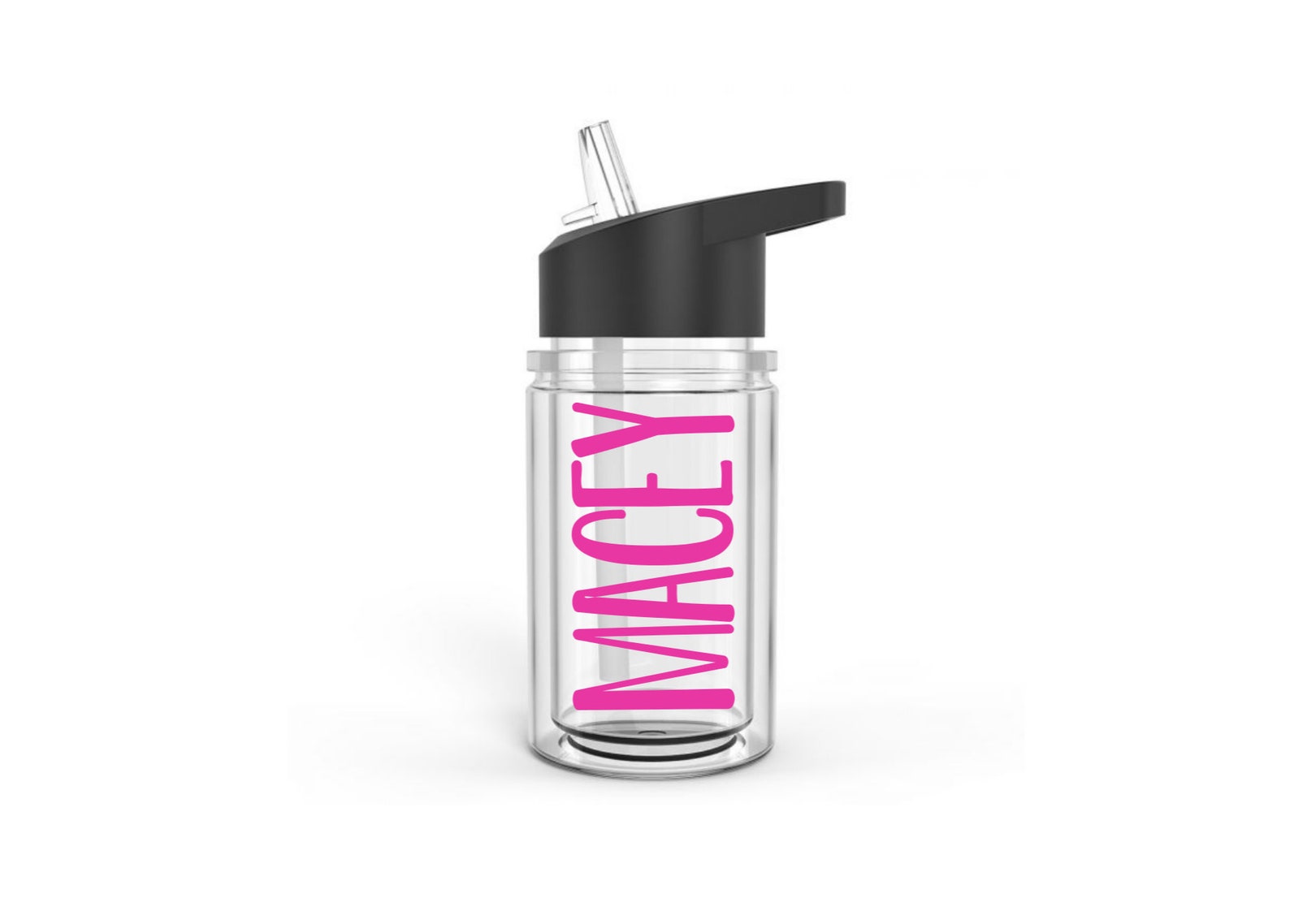 Personalized Water Bottle With Straw for Kids Personalized Kids Cup ...