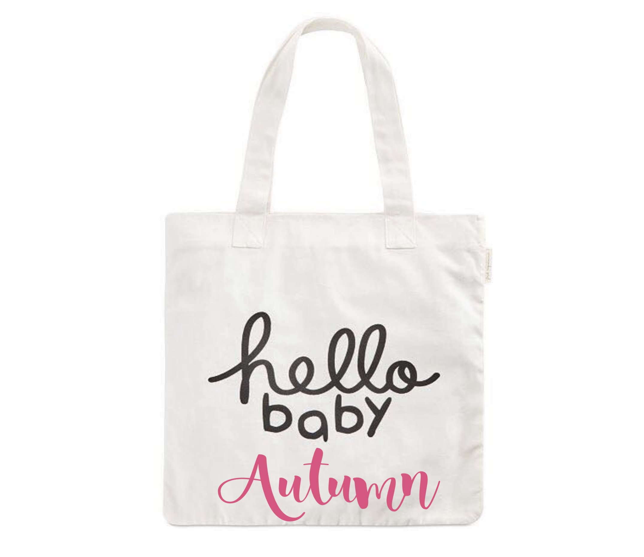 Personalized Baby Gift Tote Bag Baby Shower Gift Baby Girl Etsy