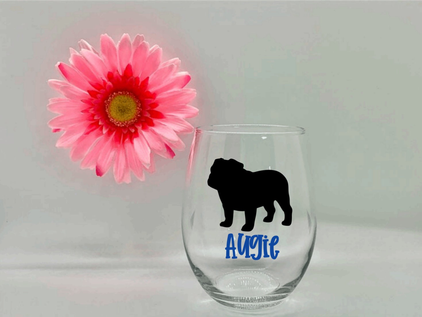 Custom Wine Glass - Personalized Birthday Gifts For Dog Lovers, Dog Dad And Mom - Fur Baby My Cheers