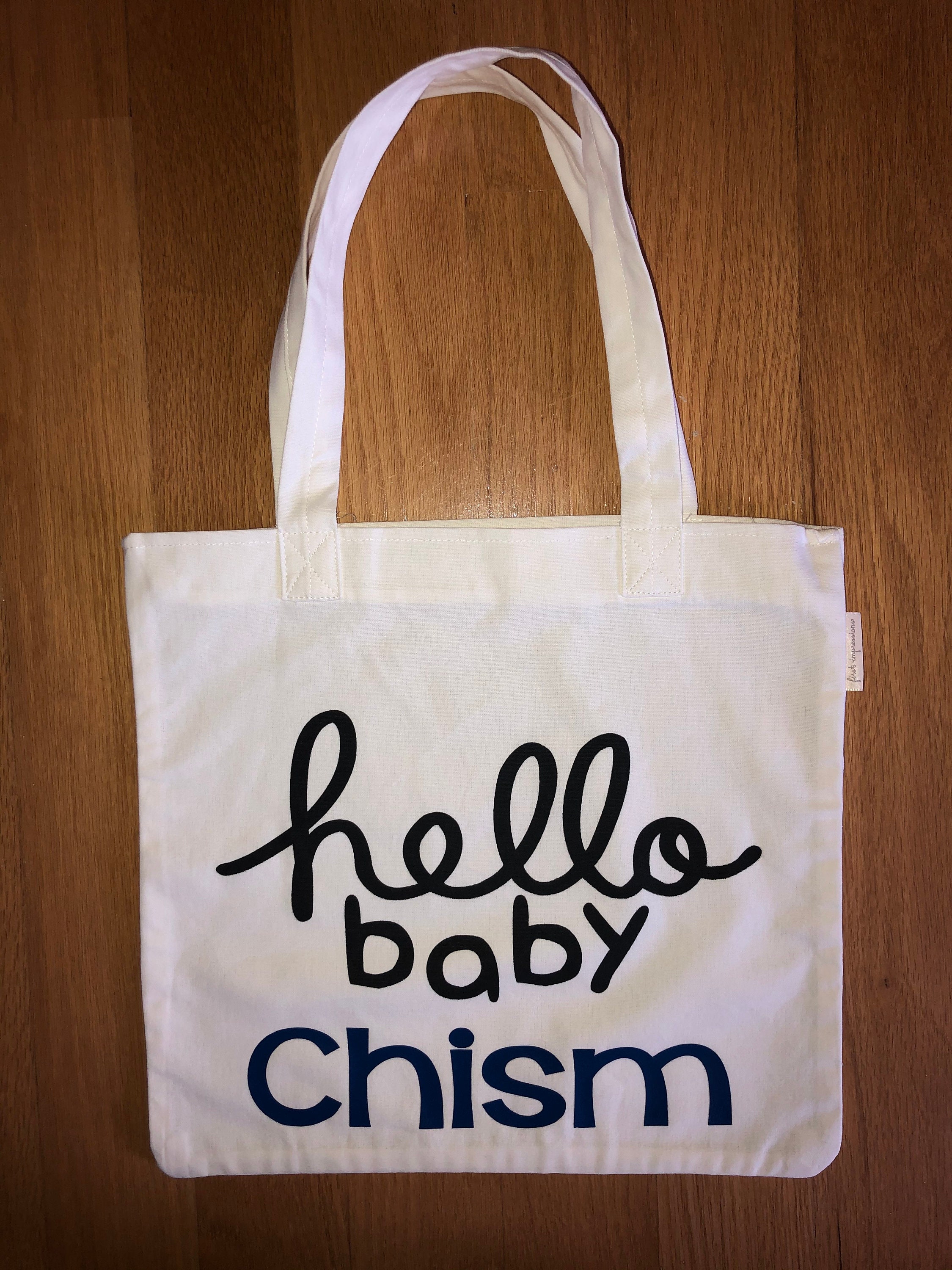 Personalized Baby Gift Tote Bag Baby Shower Gift Baby Girl Etsy