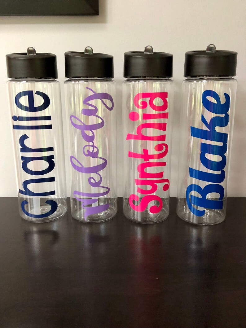 Personalized Water Bottle With Name and Water Tracker Motivational Time ...