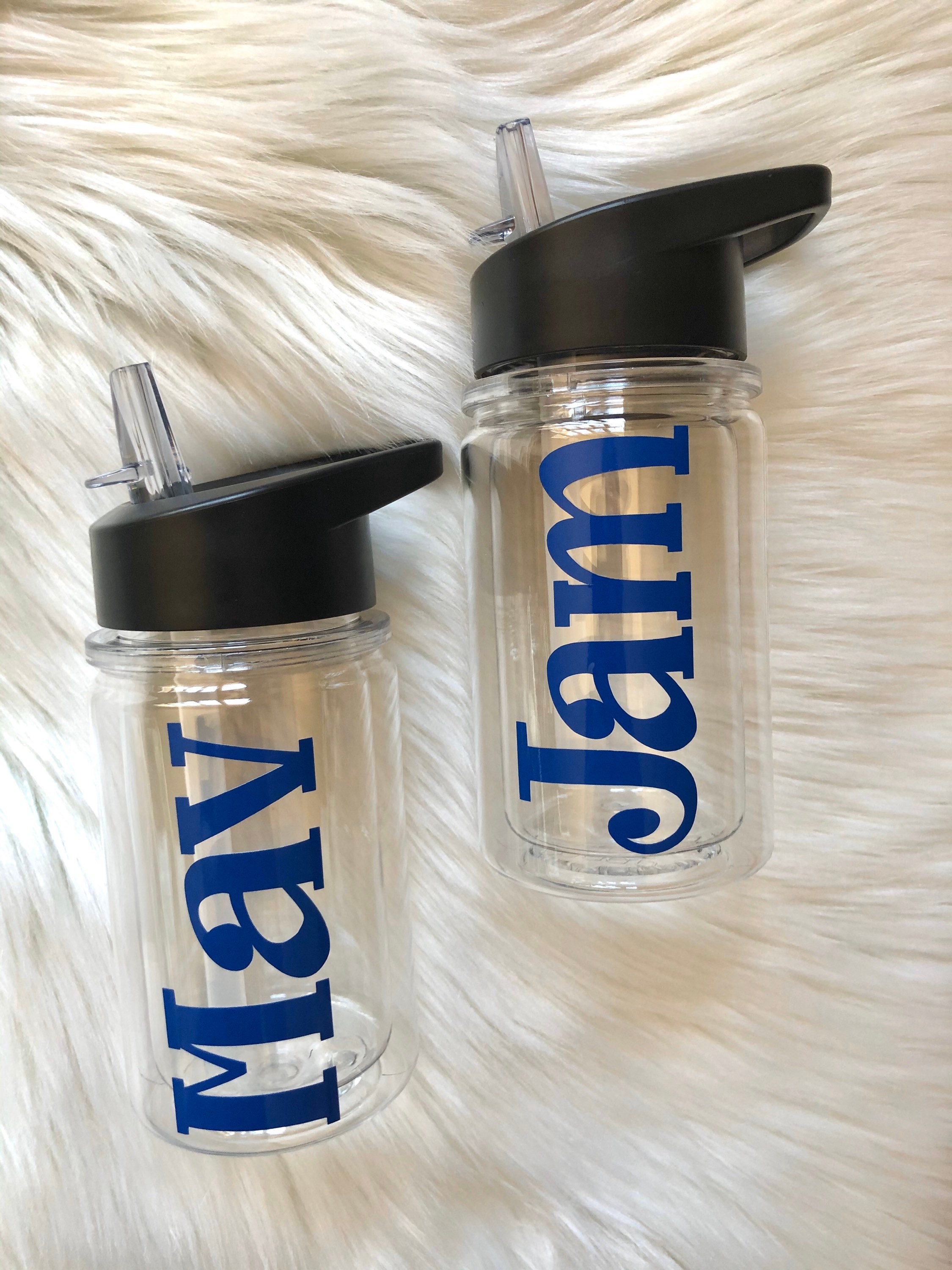 Personalized Water Bottle With Straw for Kids Personalized Kids Cup ...