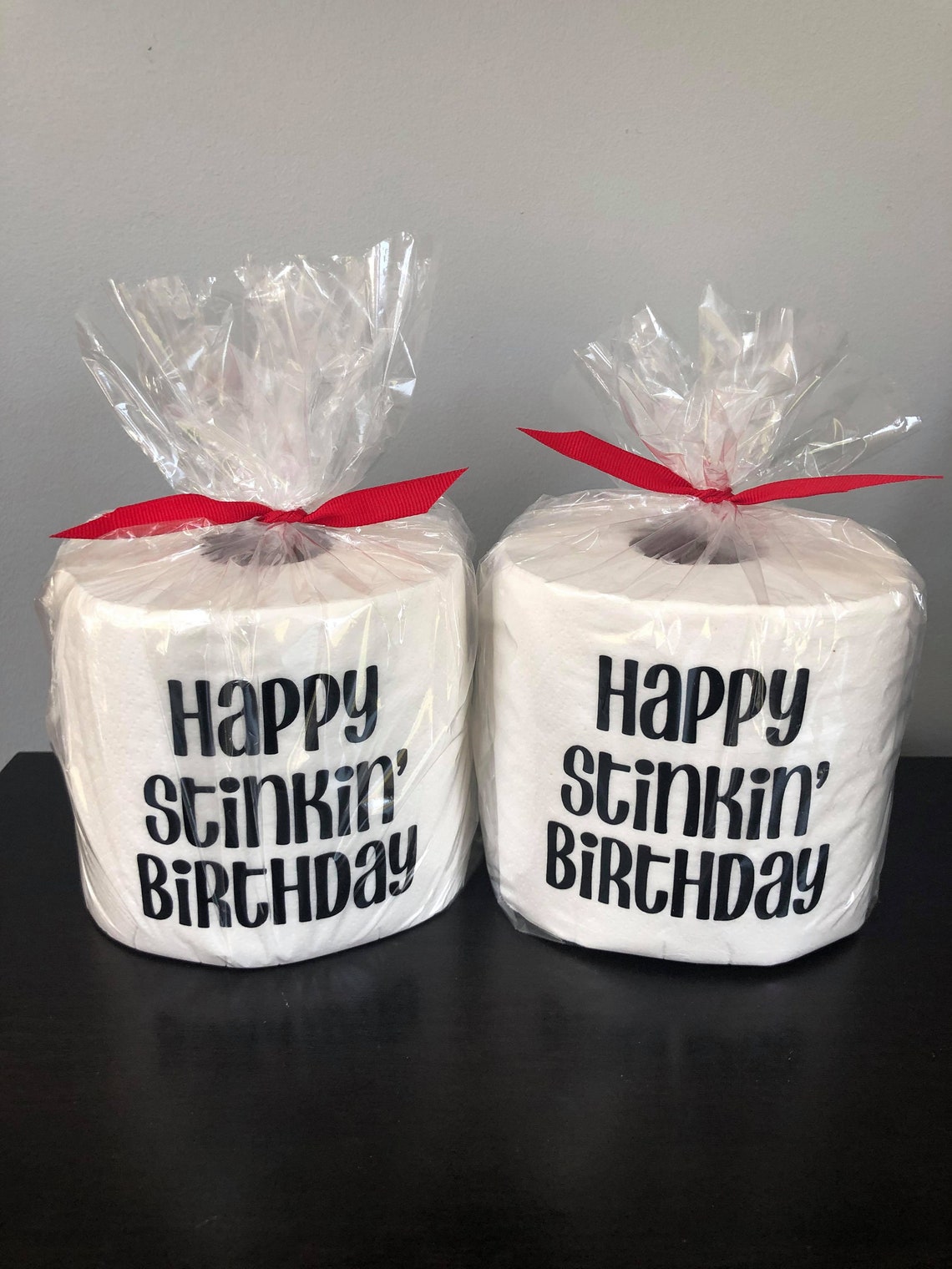 Birthday Gag Gift Toilet Paper Roll Funny Bathroom Signs Etsy