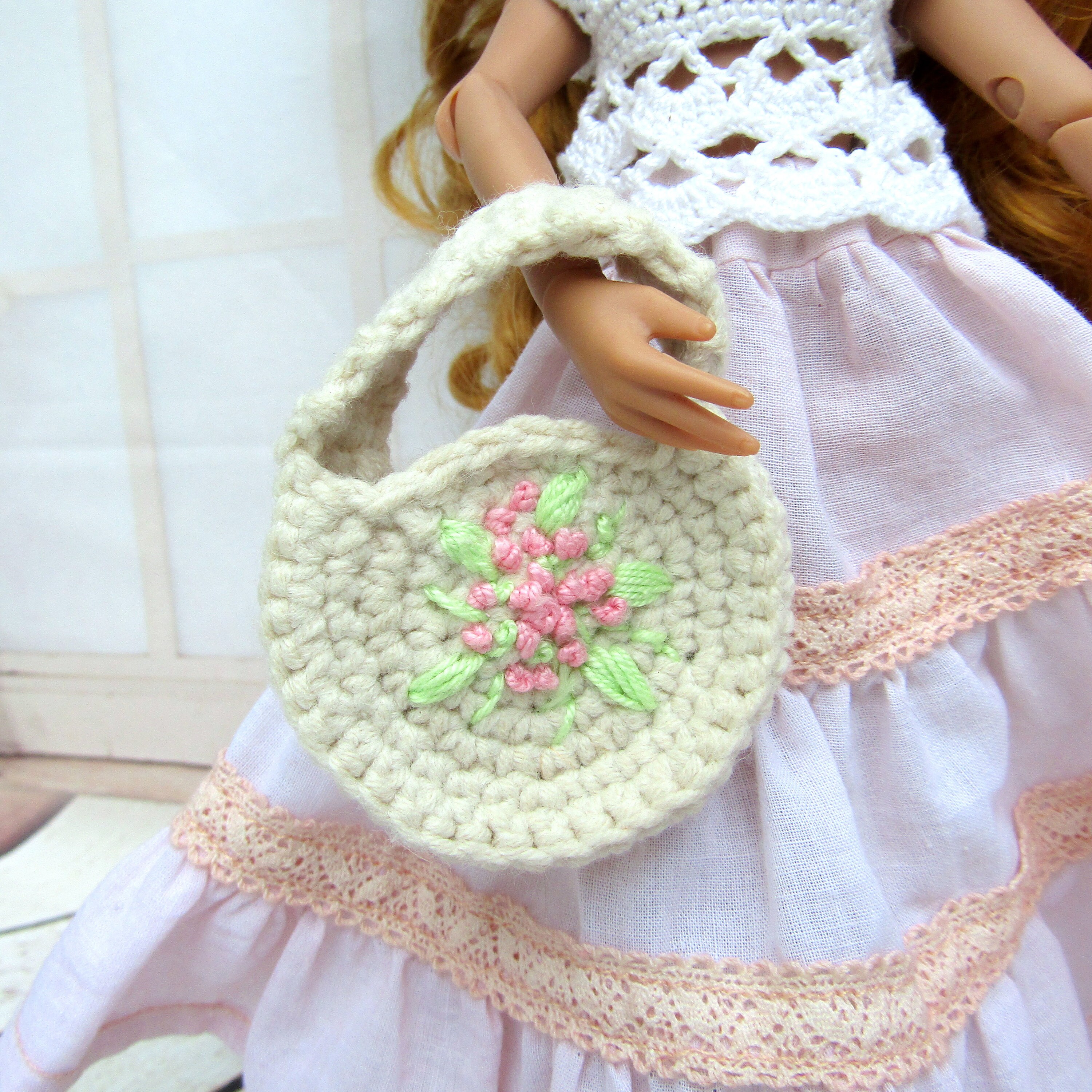 Miniature bag for doll accessories Mini crochet bags Blythe Etsy