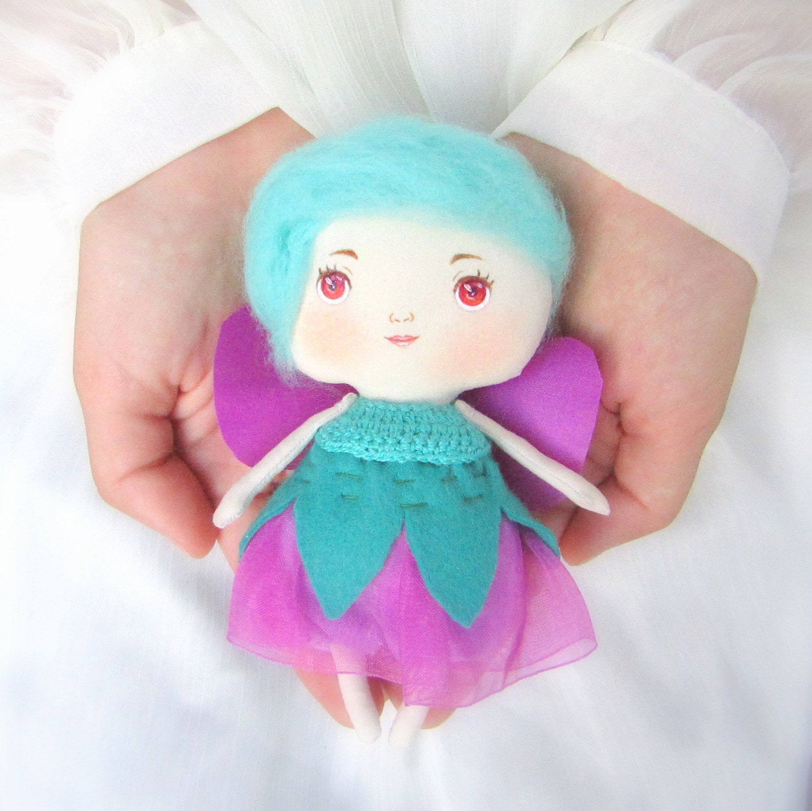Cloth fairy doll for girl Fairy dolls handmade Unique fairies Etsy