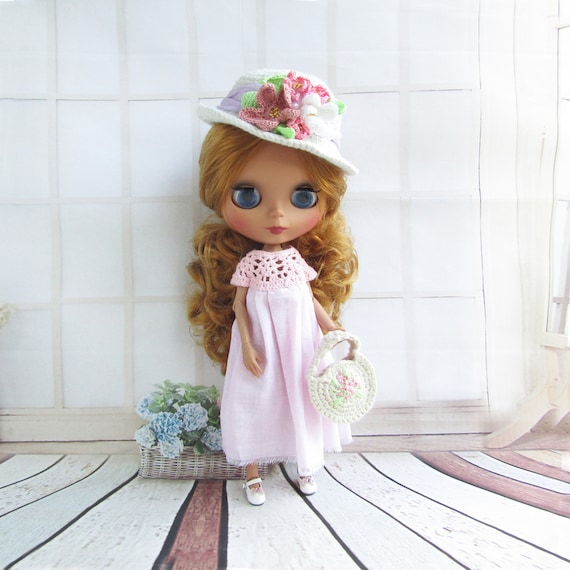 Handmade clothing Skirt for 1:6 scale doll Barbie Blythe # D-13