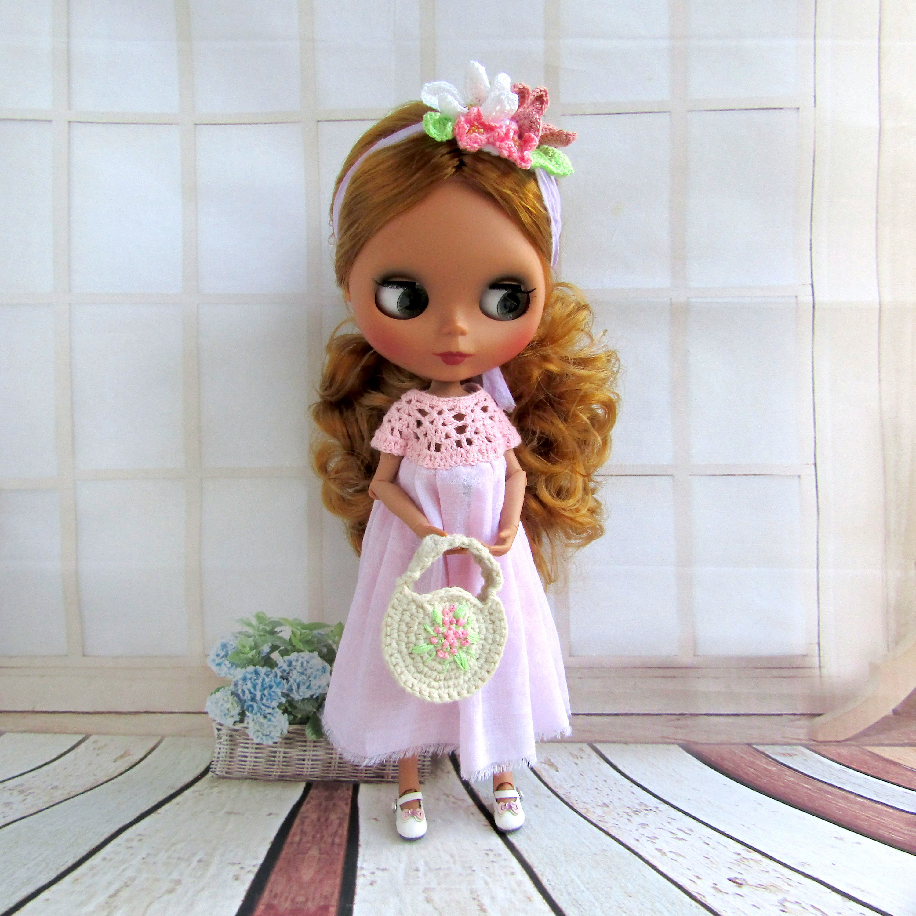 Miniature bag for doll accessories Mini crochet bags Blythe Etsy