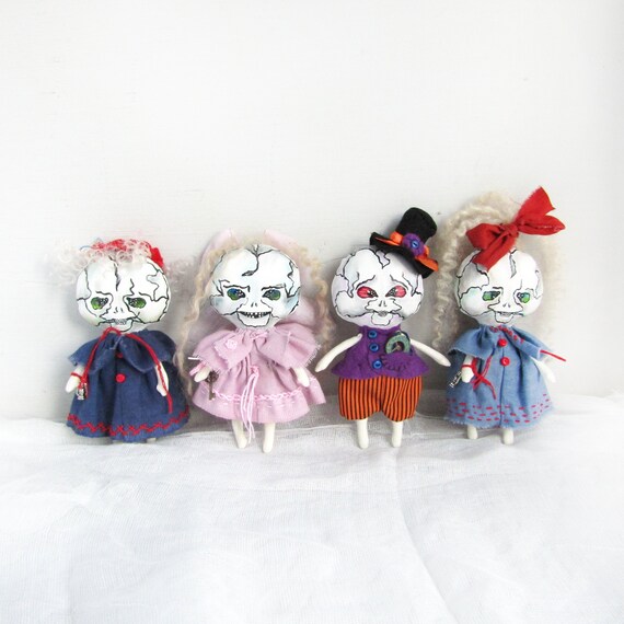 stuffed skeleton doll