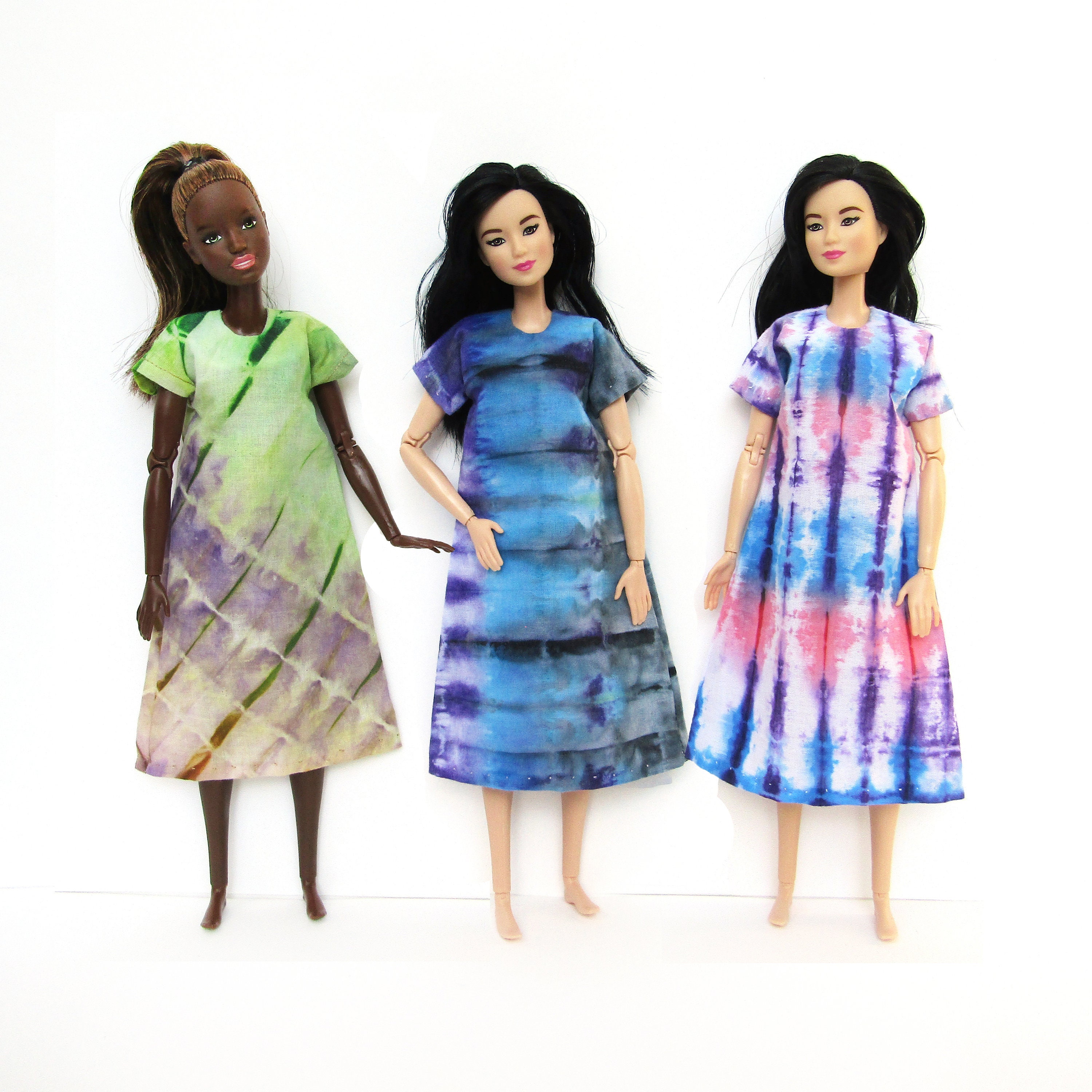 Handmade tie dye Barbie doll dress Boho clothes for dolls Etsy