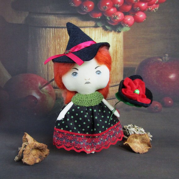 handmade witch dolls