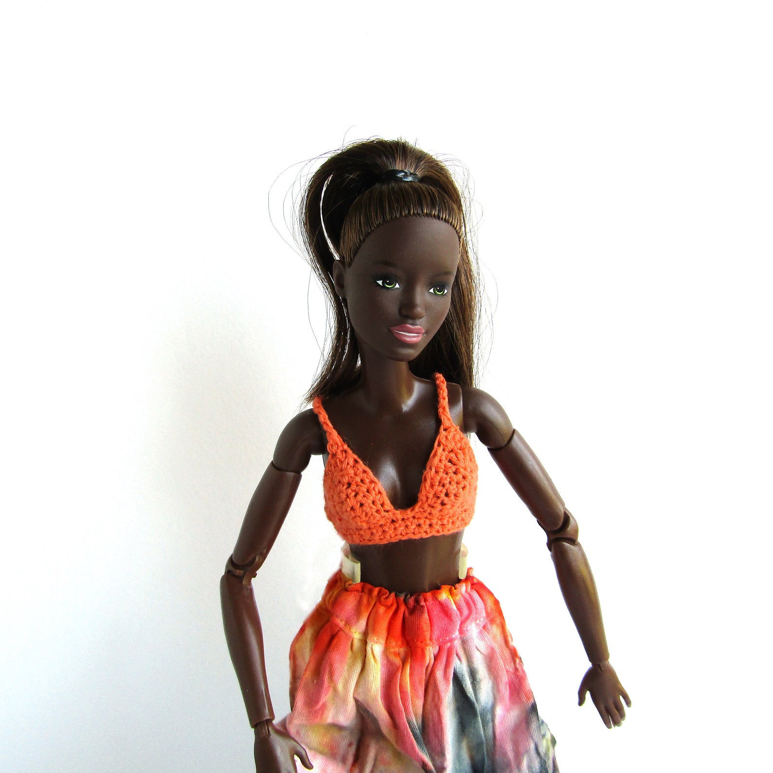 Barbie Crop Top for Doll Handmade Crochet Clothes for Made to Etsy