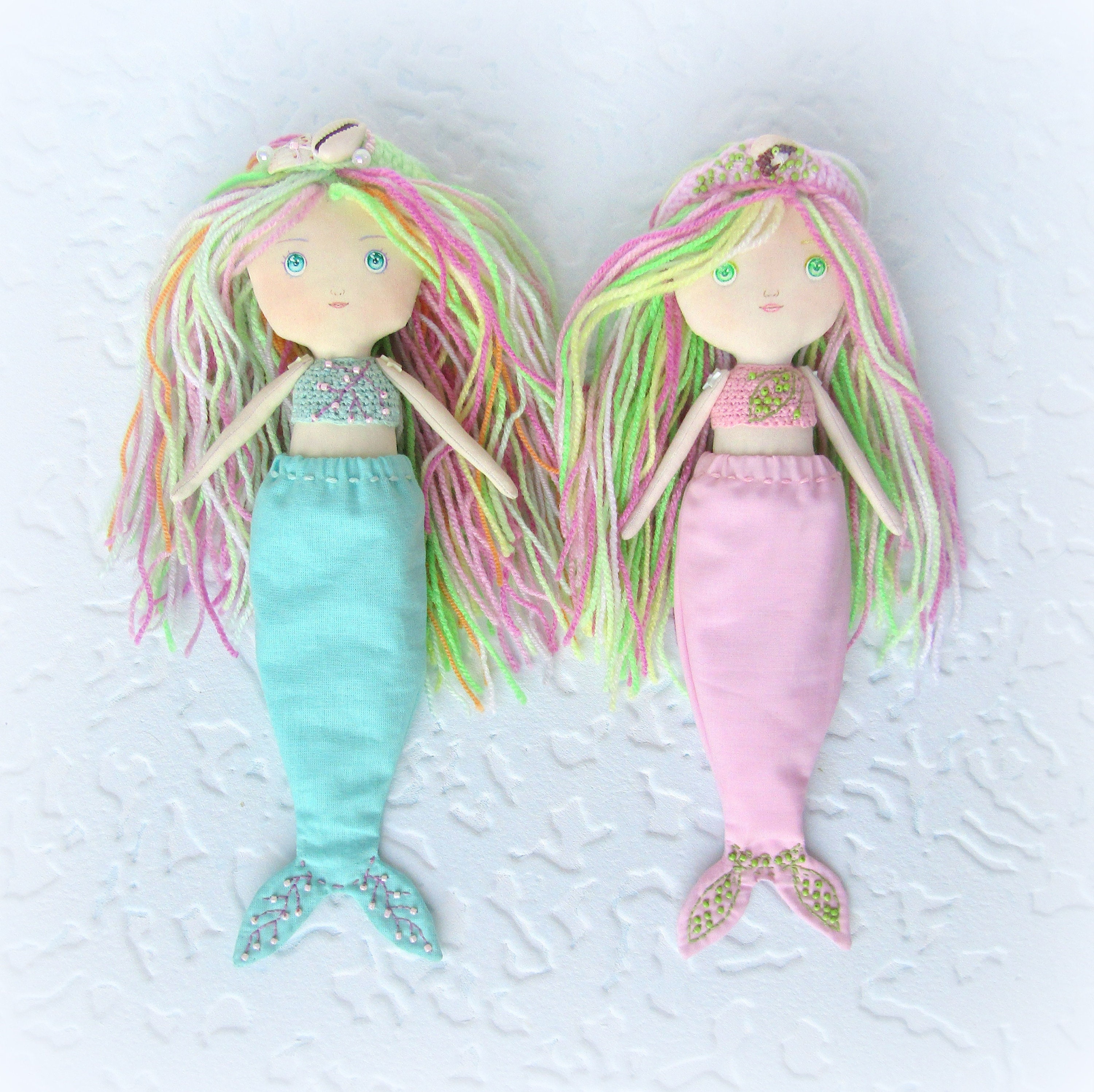 stuffed mermaid dolls