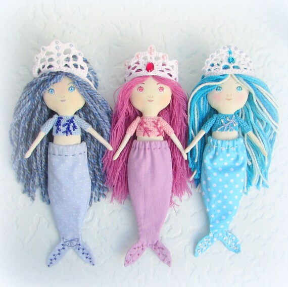 handmade mermaid dolls