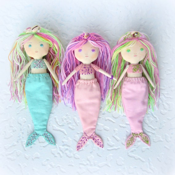 handmade mermaid dolls