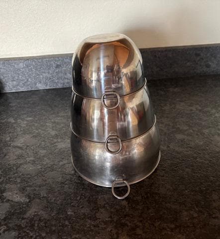 新品未開封Revere Ware ヴィンテージ ステンレス鍋　銅底　蓋付　セット 新品未開封Revere Ware ヴィンテージ ステンレス鍋 銅底 蓋付