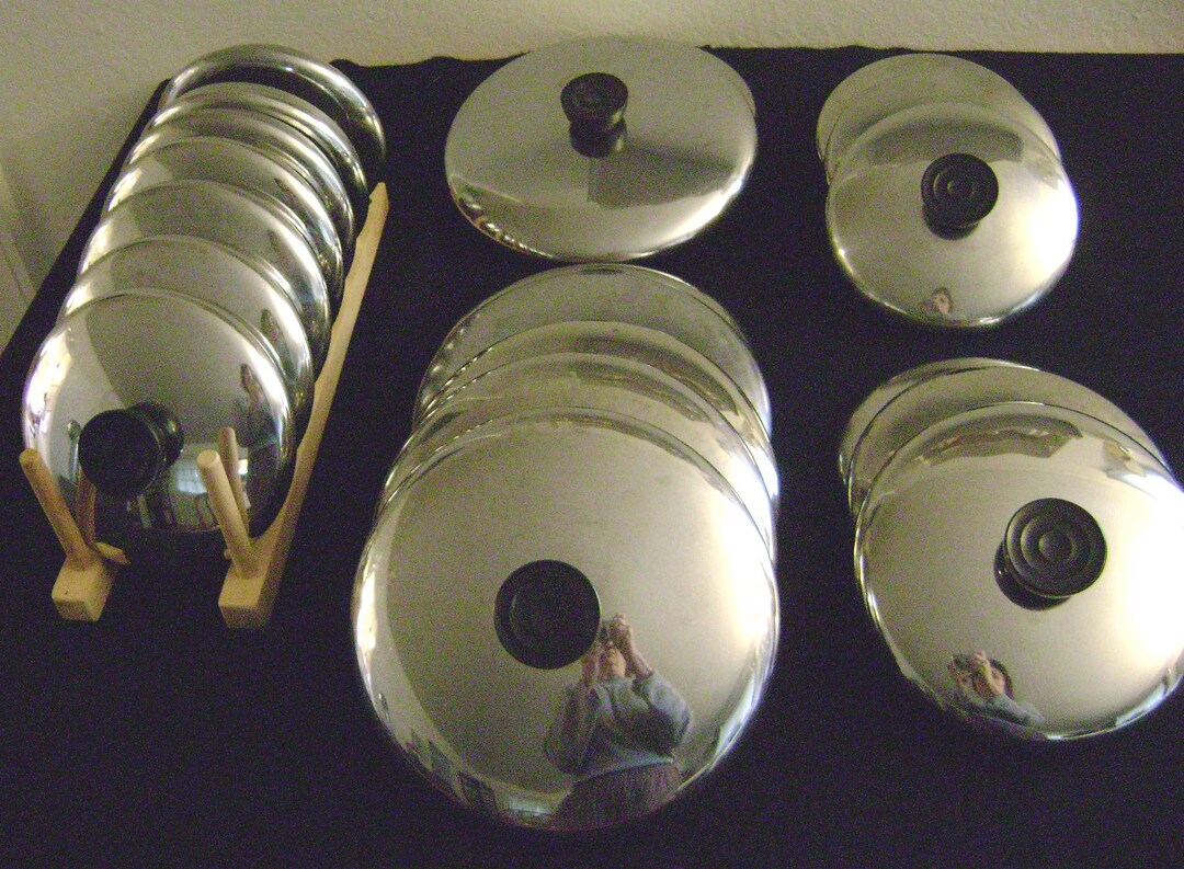 Revere Ware Excel Stainless Steel Strainer Replacement Lid 9 1/4 Across