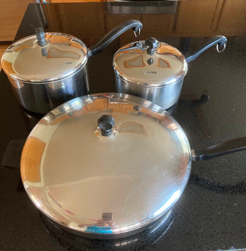 Vintage Farberware 6 Piece Cookware SetAluminum Clad Etsy