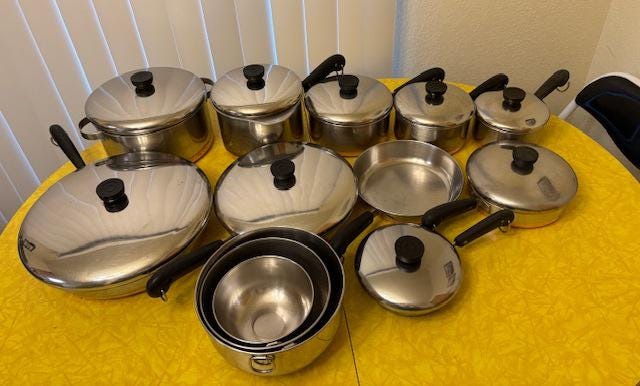 Revere Ware Cookware Set Vintage - Etsy