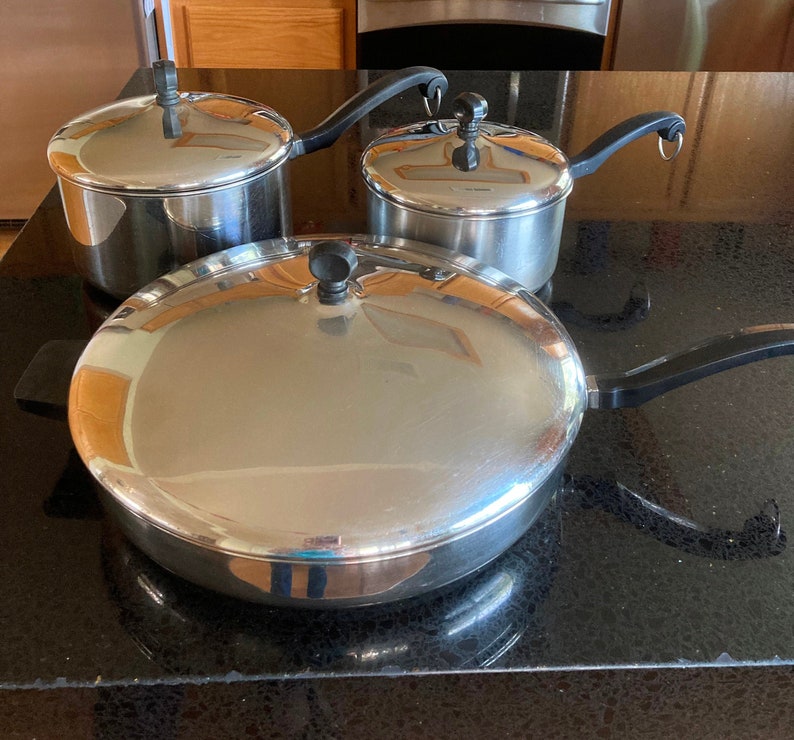 Vintage Farberware 6 Piece Cookware SetAluminum Clad Etsy