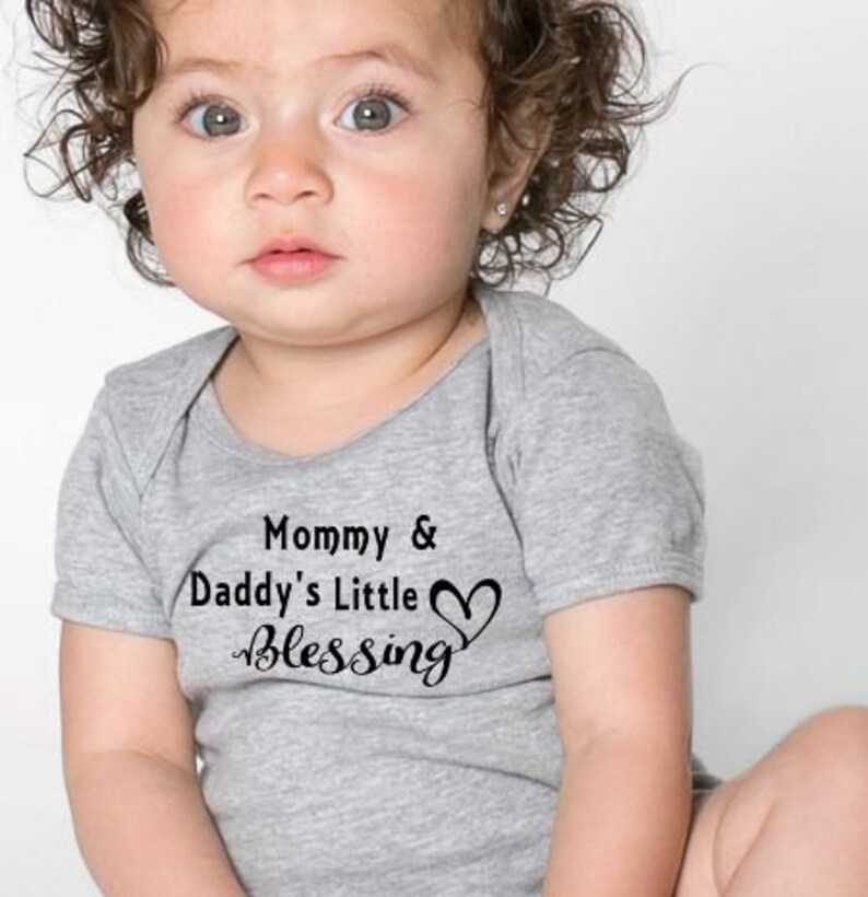 Mommy & Daddy's Little Blessing Onesie Baby Girl Clothes Etsy
