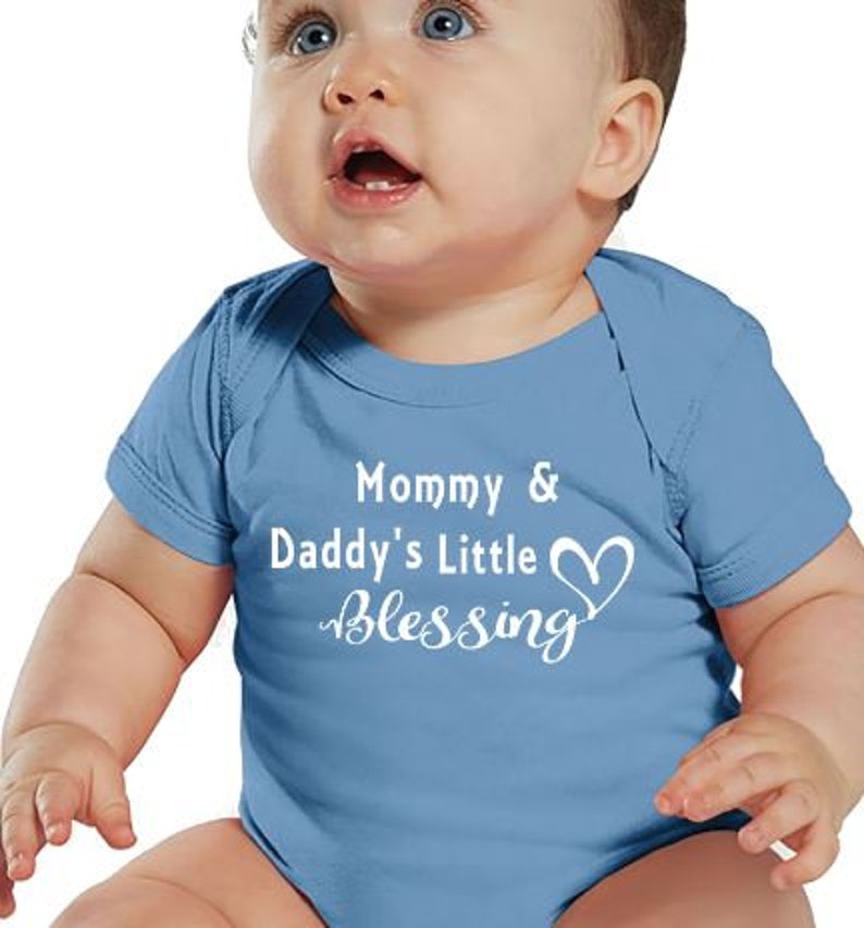 Mommy & Daddy's Little Blessing Onesie Baby Girl Clothes Etsy