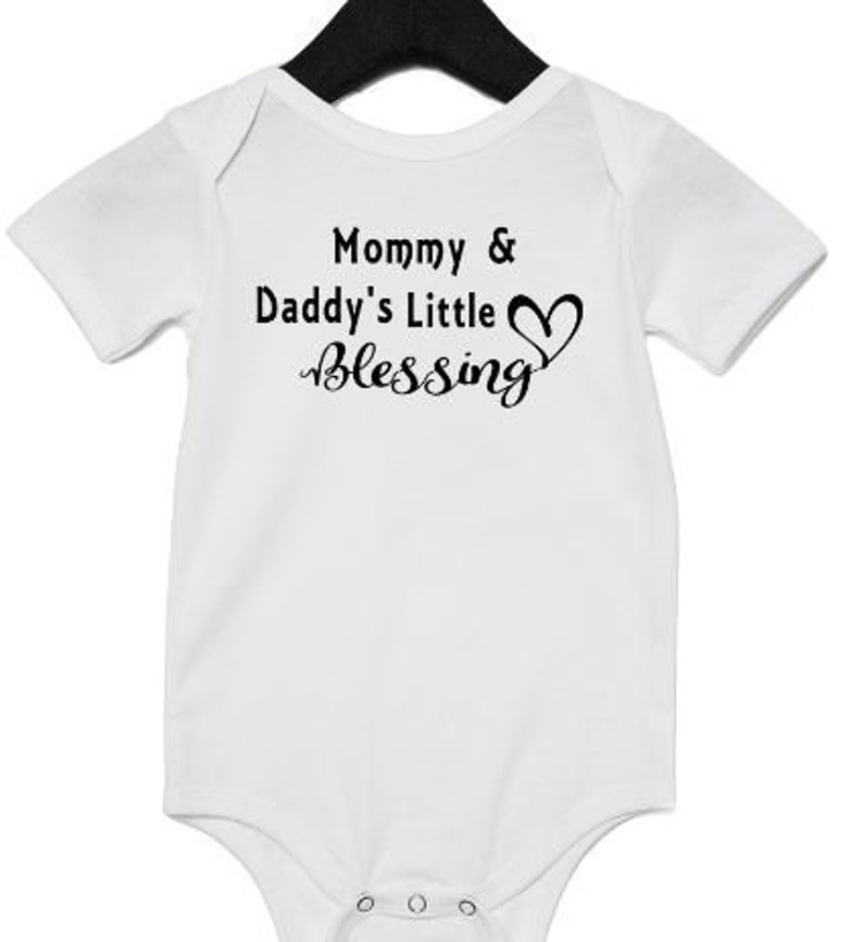 Mommy & Daddy's Little Blessing Onesie Baby Girl Clothes Etsy
