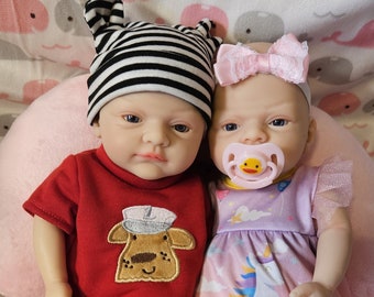 Micro Preemie Full Body Soft Silicone Baby Doll 12 inch/30cm Girl and boy Lifelike Reborn weighted