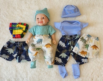 Small 7inch/20cm Clothes set for dolls NO DOLL, Doll clothes set NEW cute design