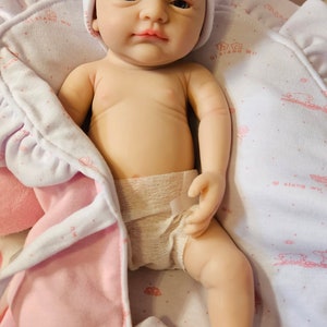 Micro Preemie Full Body Soft Silicone Baby Doll 12 inch/30cm Girl and boy Lifelike Reborn weighted image 8