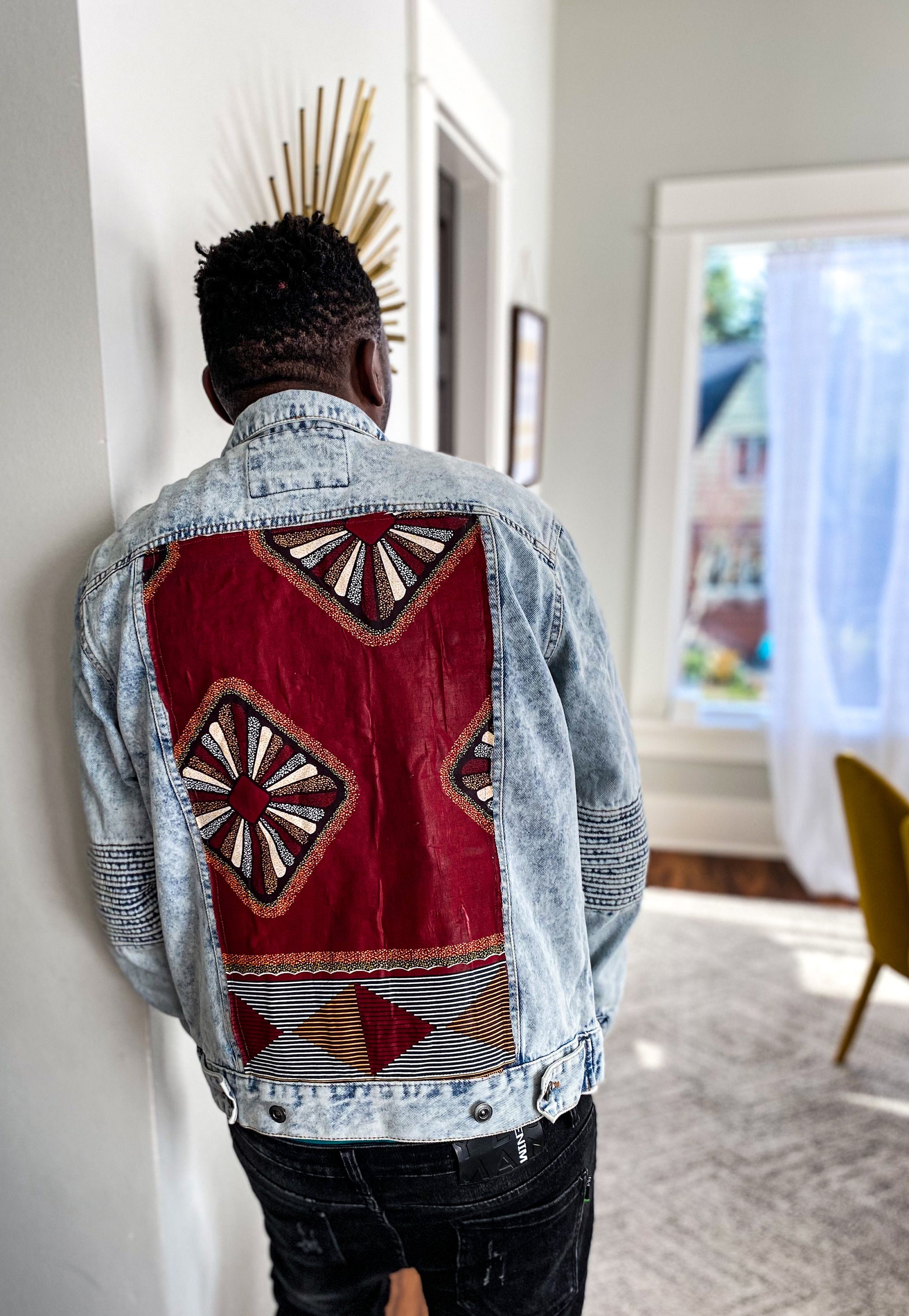 ugentlig inden længe Envision Printed Denim Jacket - Etsy