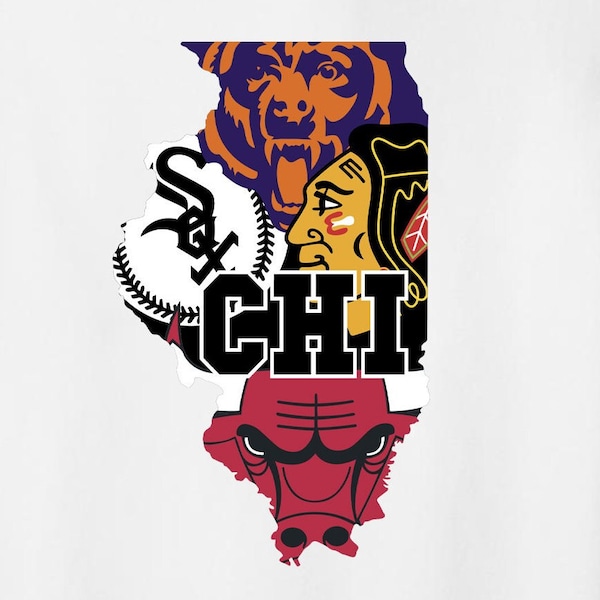 Unique T-Shirt Design Of Your Favorite Chicago Sports Teams